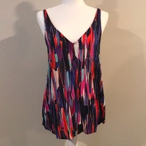 Multi Color Ella Moss V Neck Tank